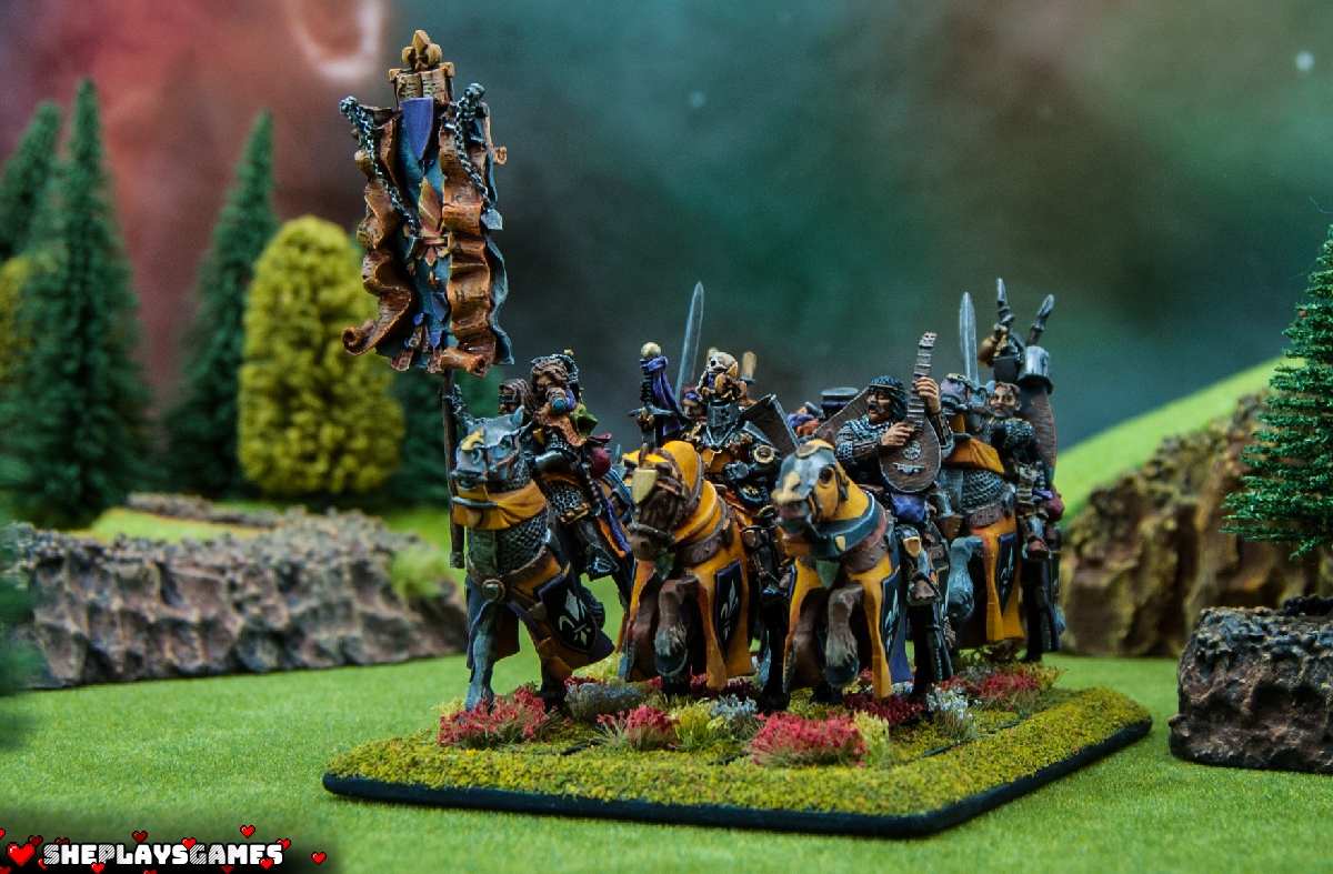 Warhammer - Questing Knights - Bretonnia - 6th edition - Miniature - Painting - Freehand - Oldhammer - Middlehammer