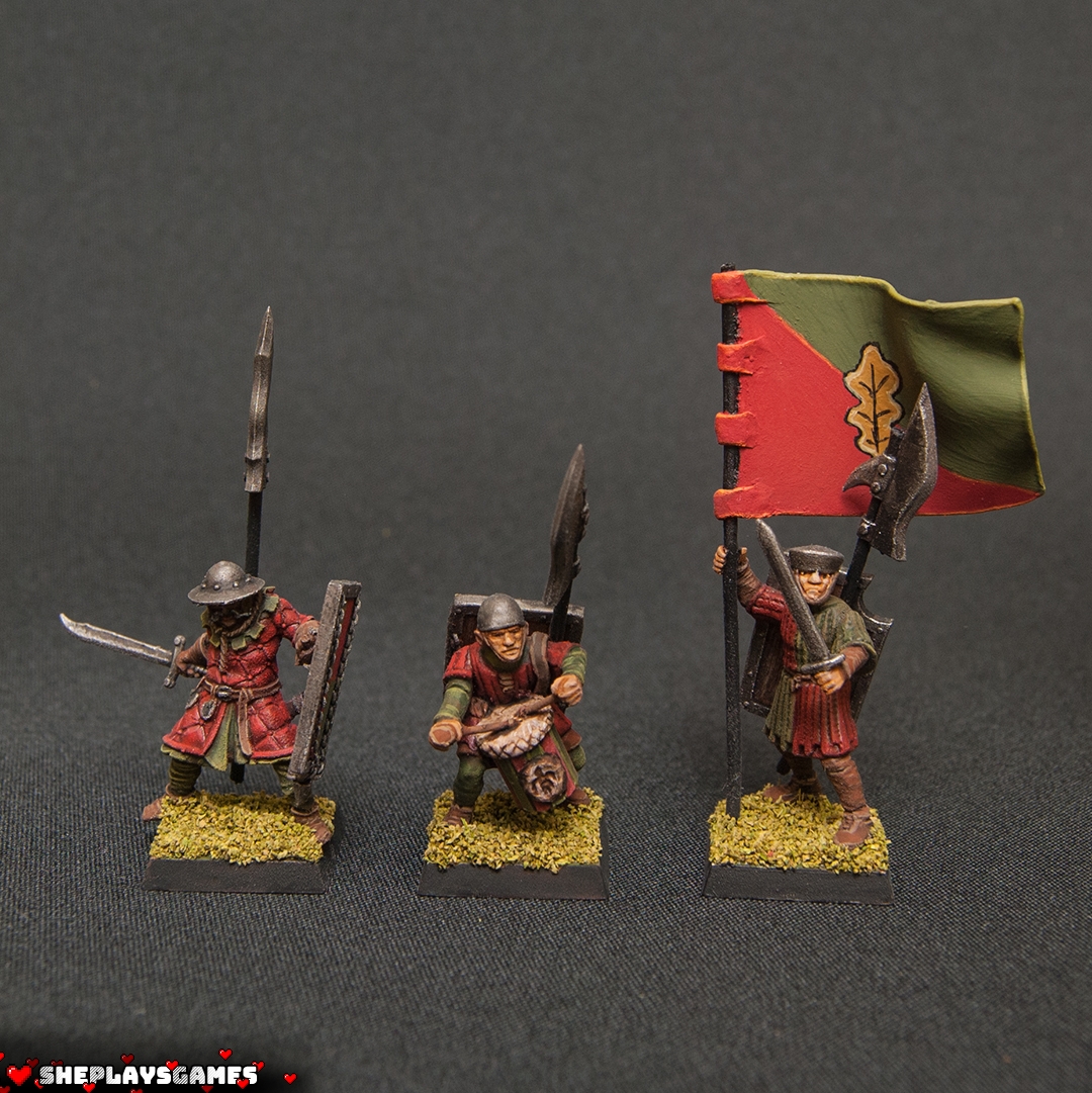 Warhammer - Men at Arms - Bretonnia - 6th edition - Miniature - Painting - Oldhammer - Middlehammer - Total War