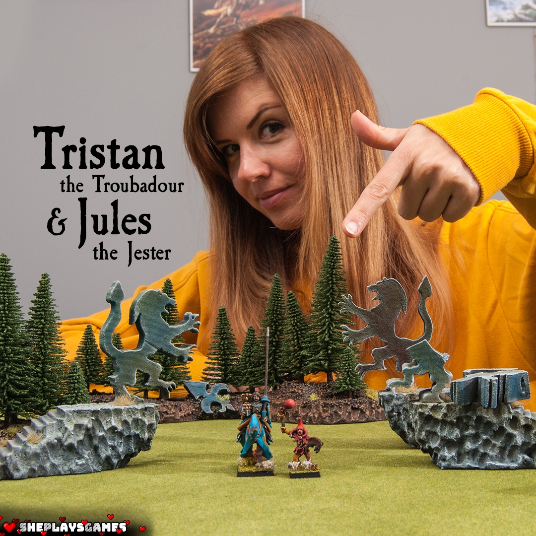 Tristan the Troubadour and Jules the Jester | 6th edition 
 Warhammer | Bretonnia | WFB