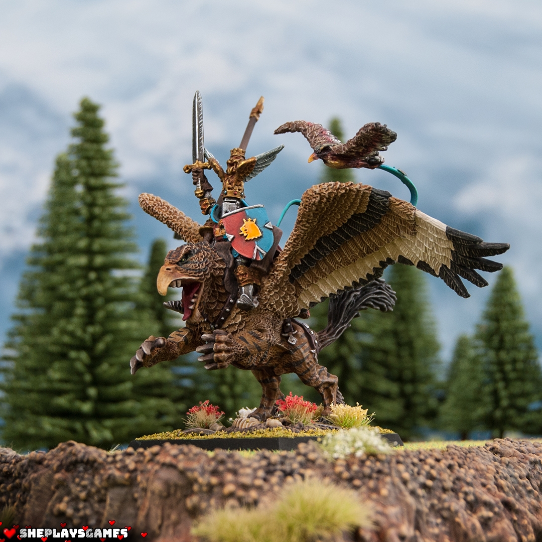 Duke on Hippogriff | 5th edition 
 Warhammer | Bretonnia | WFB | Oldhammer | Middlehammer