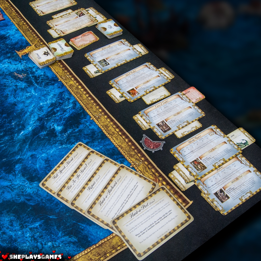 Dreadfleet game ship cards