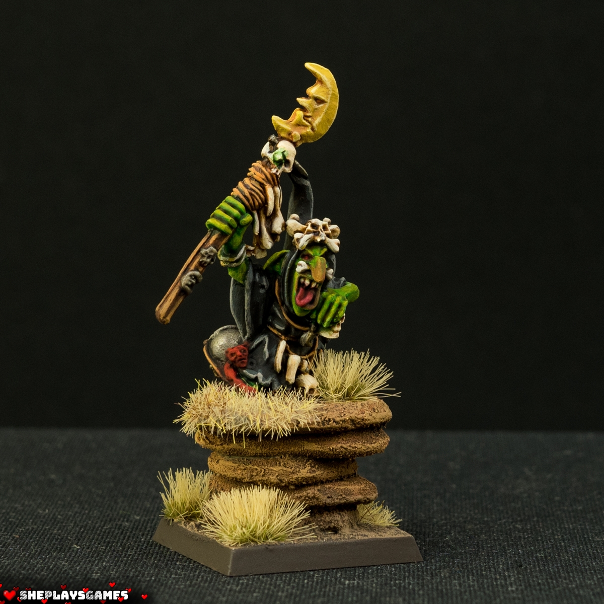 Orcs and Goblins | Goblin Shaman | Warhammer Fantasy | Greenskinz | Oldhammer Miniatures | Warhammer The Old World