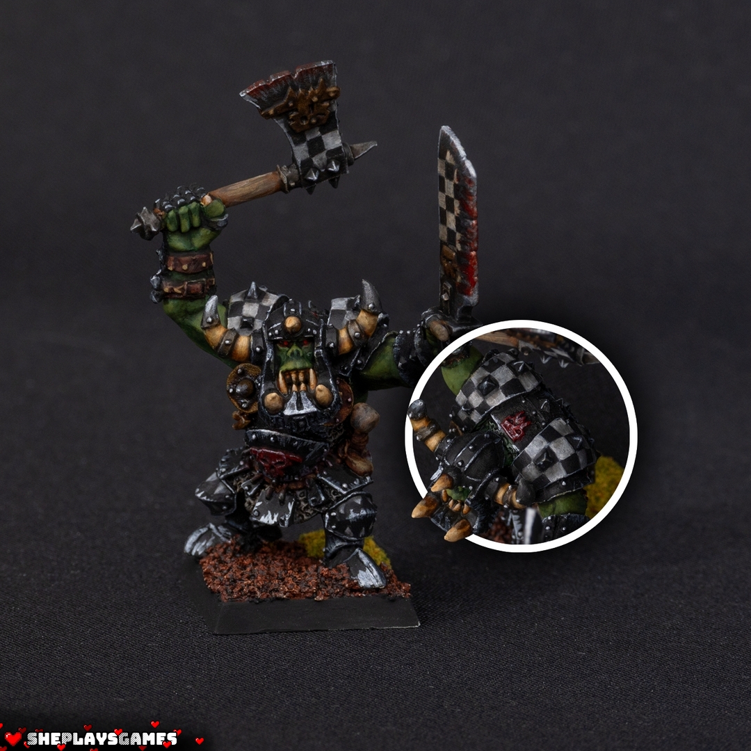 Orcs and Goblins | Black Orc | Warhammer Fantasy | Greenskinz | Oldhammer Miniatures