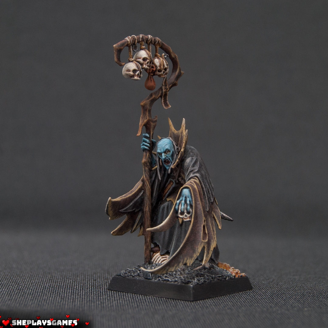 Commission | Necromancer | Vampire Counts | Soulblight Gravelords | Games Workshop | Warhammer the Old World | Undead | Warhammer Fantasy 