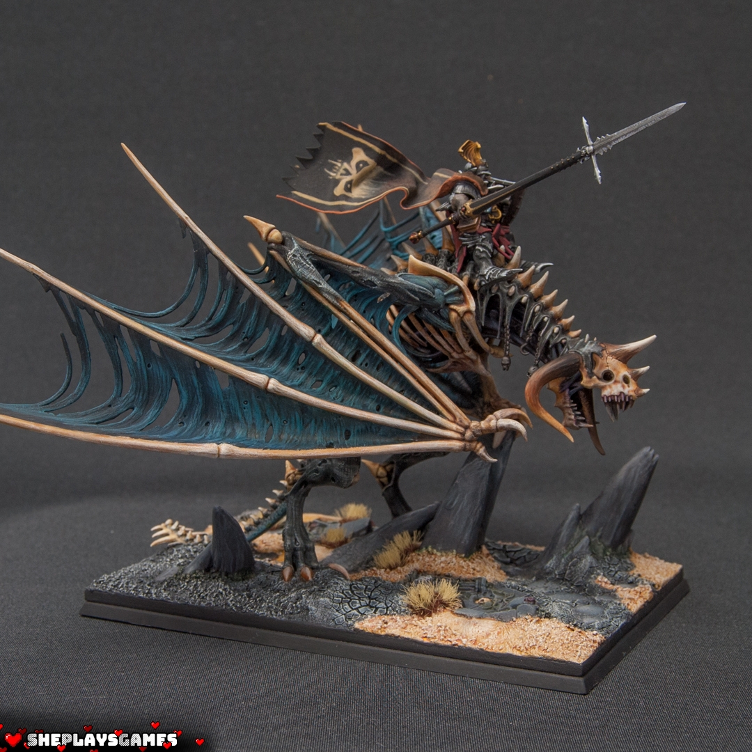 Commission | Zombie Dragon | Vampire Counts | Soulblight Gravelords | Games Workshop | Warhammer the Old World | Undead | Warhammer Fantasy 