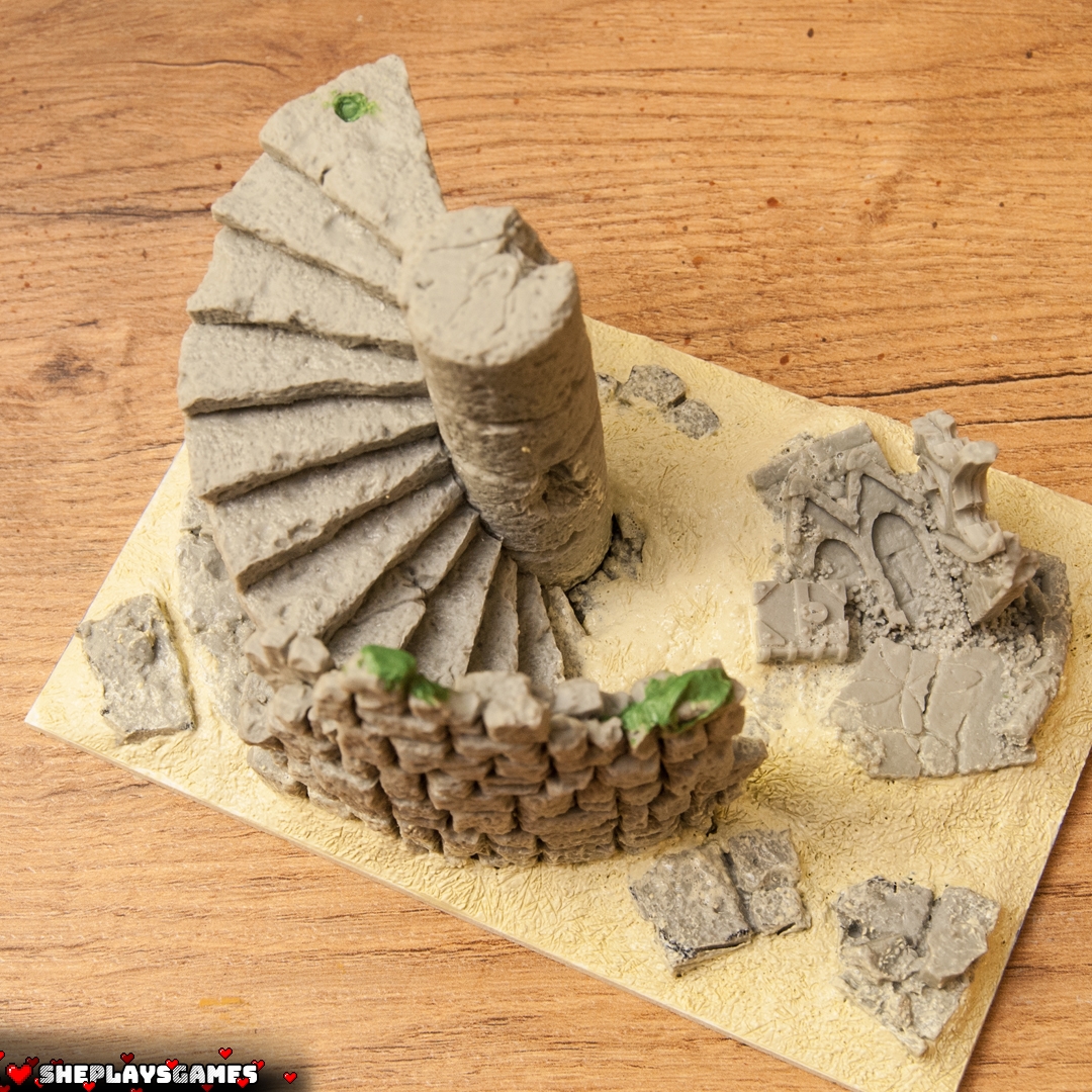 Milliput| Modelling Putty | Step-by-Step Tutorial| Fantasy Base | Sand | Earth Effect