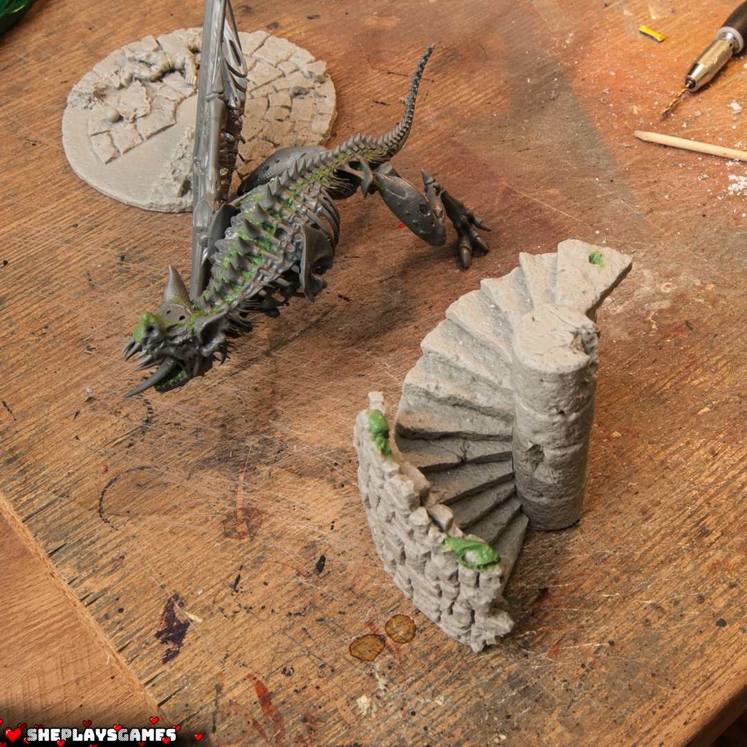 Preparing the Base | Terrorgheist | Fantasy Terrain 